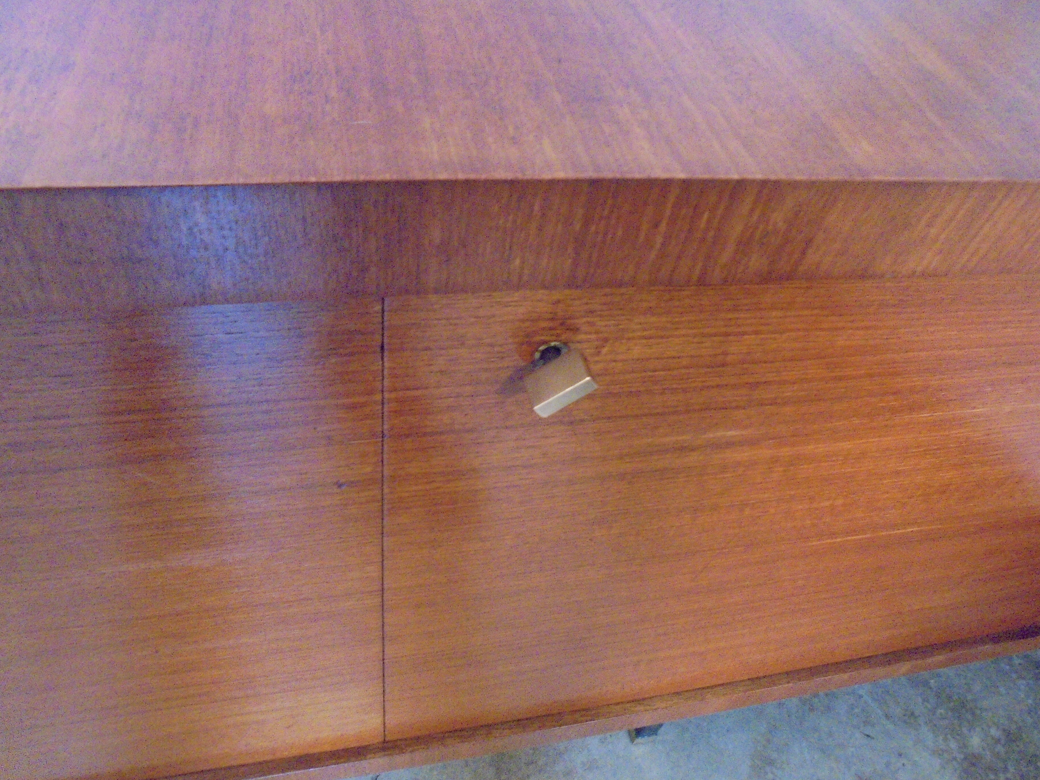 Mahogany enfilade by Paul Geoffroy for Roche Bobois of the 60s