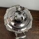 Art Nouveau Silver Metal Sugar Bowl
