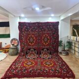 Handmade wool Berber rug 370X220 cm
