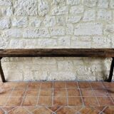 Banc de ferme en chêne , circa 40’s /50’s
