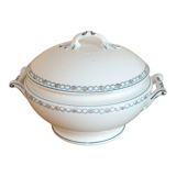 Old tureen Longwy service Spring Border