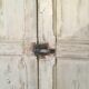 White patinated wardrobe