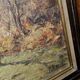 Oil on canvas – Landscape by the water – signed H. David – 20th century
