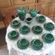Coffee service, Saint Clement ceramics, Blanche Letalle, circa 50