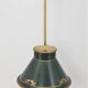 Bottled water bottle in the style of empire bronze conical lampshade