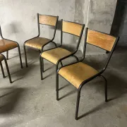Set of 6 school chairs