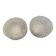 Pair of RZB ceiling lights, moulded glass, 1960. Germany.