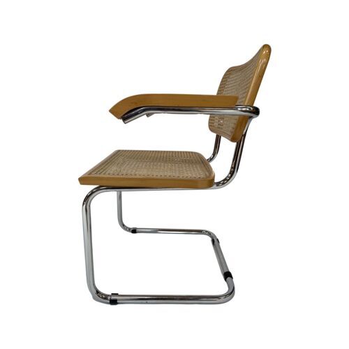 Set of 4 Cesca model armchairs by Marcel Breuer