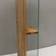 Used Oak And Glass Wall Shelf Swedish Design