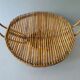 Rattan fruit basket 70s