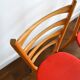 Suite de 4 chaises vintage 1960s