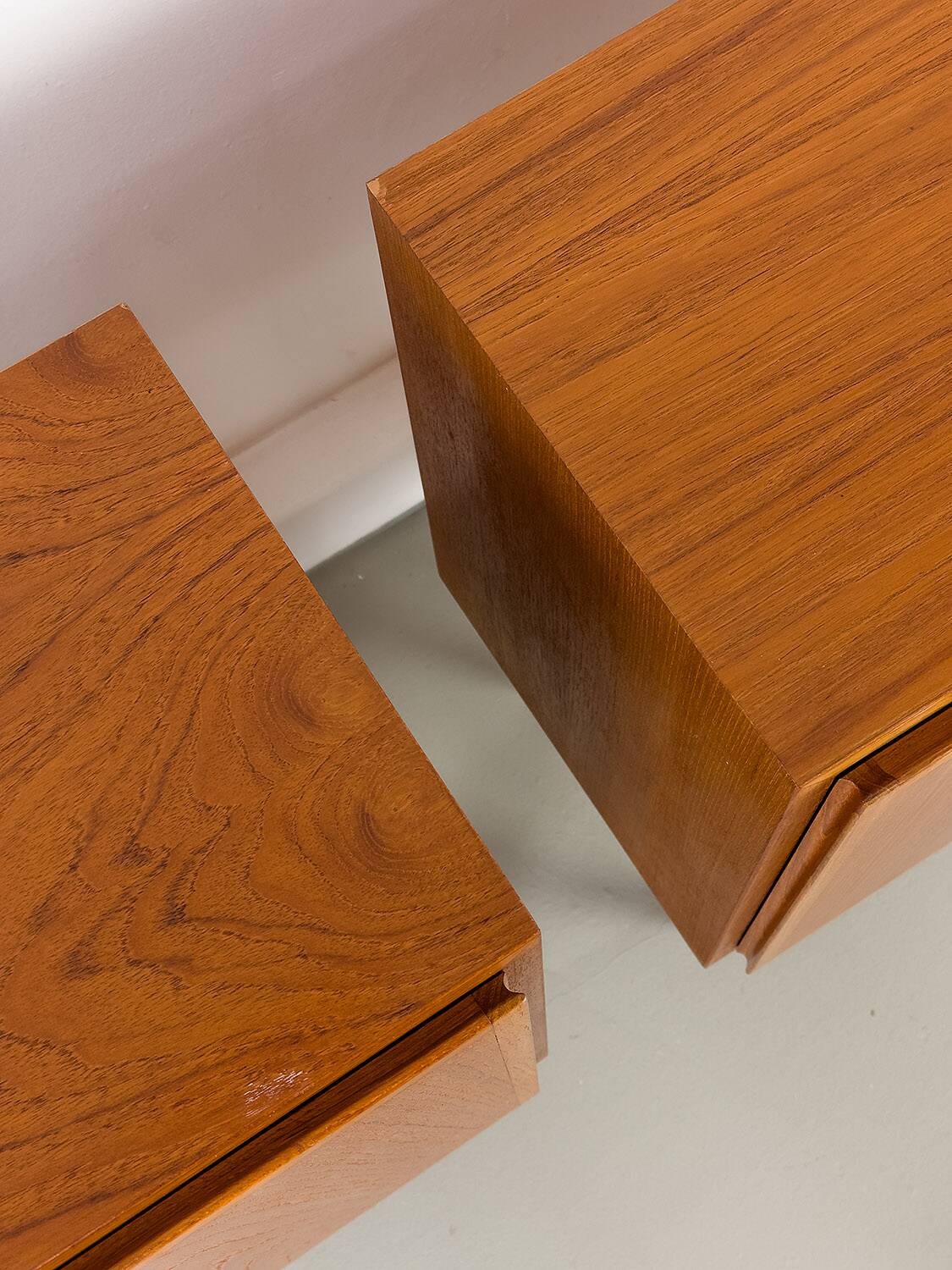 Set of 2 Danish Teak Nightstands from Omann Jun, 1960s