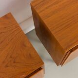 Set of 2 Danish Teak Nightstands from Omann Jun, 1960s