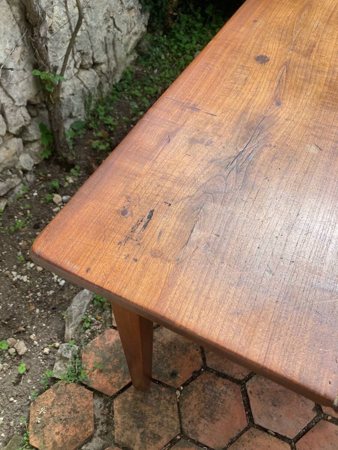Vintage farmhouse table