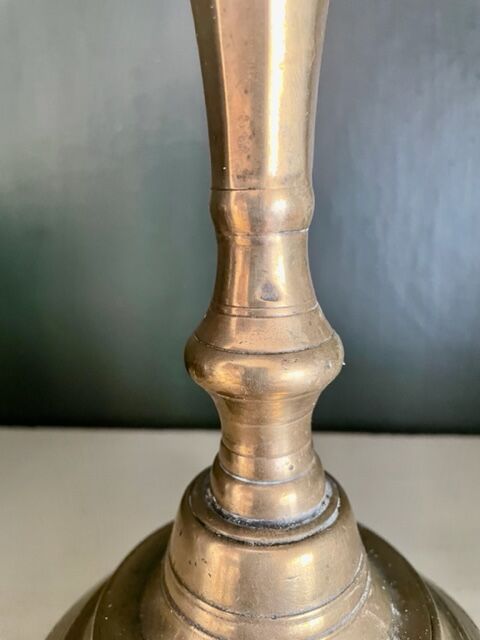 Candle holder in bronze late eighteenth century