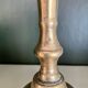 Candle holder in bronze late eighteenth century