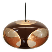 Space age bug eye ufo  lamp *** Massive Belgium *** chocolat brown colour