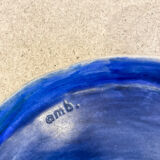 Duo of blue plates