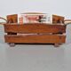 Brutalist Rope Magazine Rack, 1960s