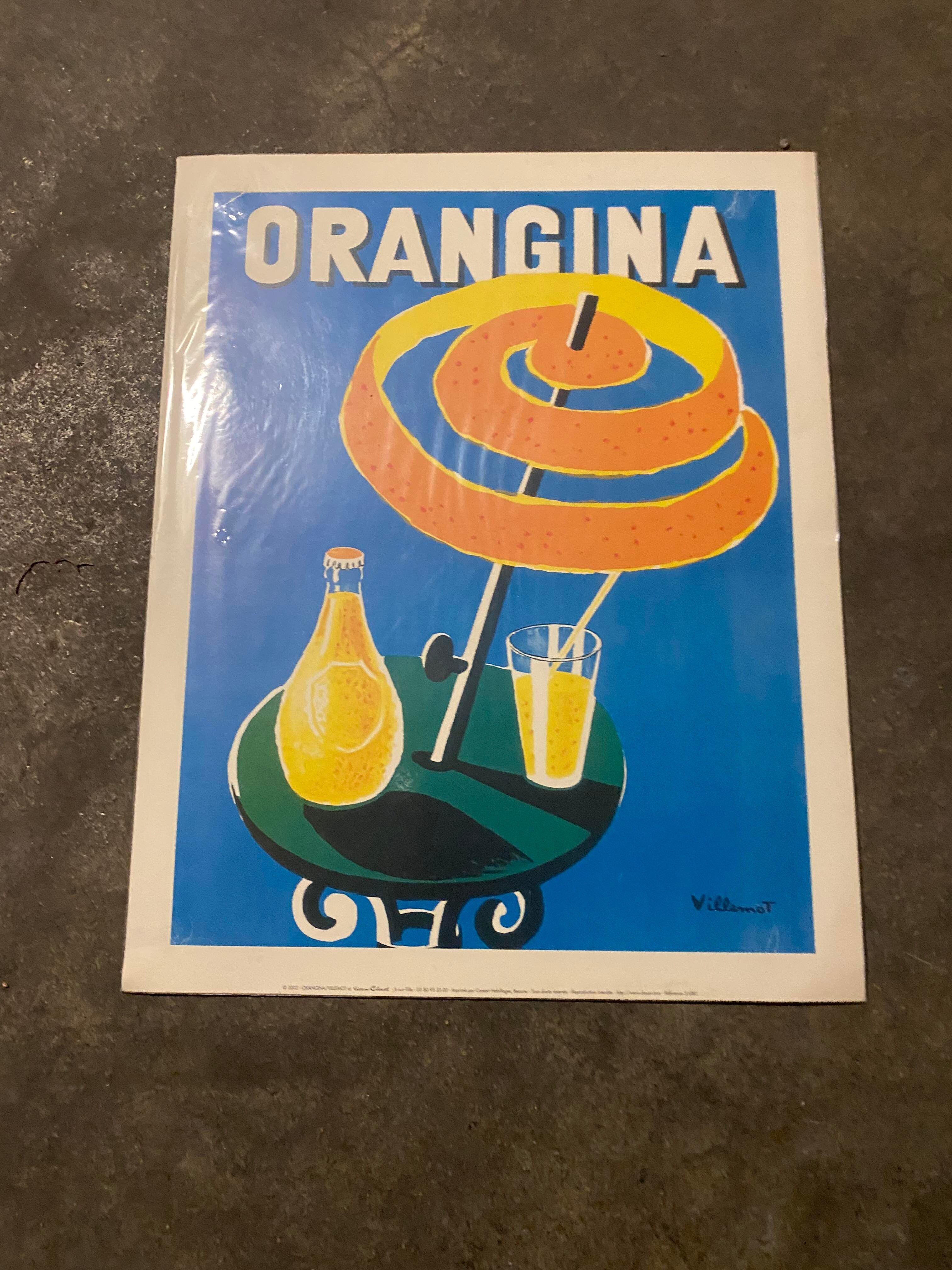 Affiche vintage Orangina