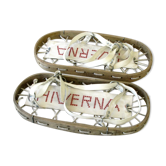 Pair of snowshoes wood - hiverna -france