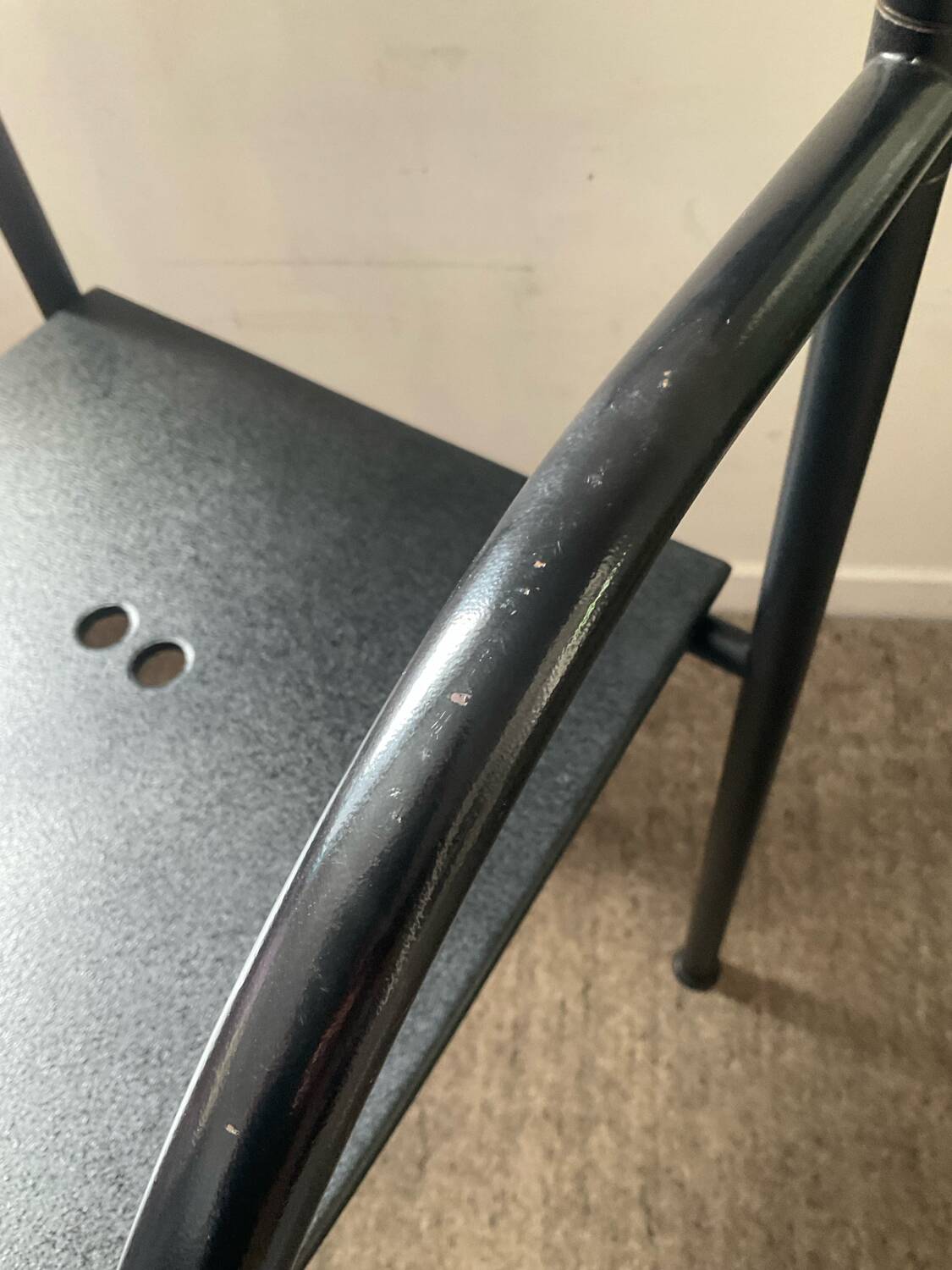 Philippe Starck chair mod. Francesca Spanish for Baleri Italy 80s