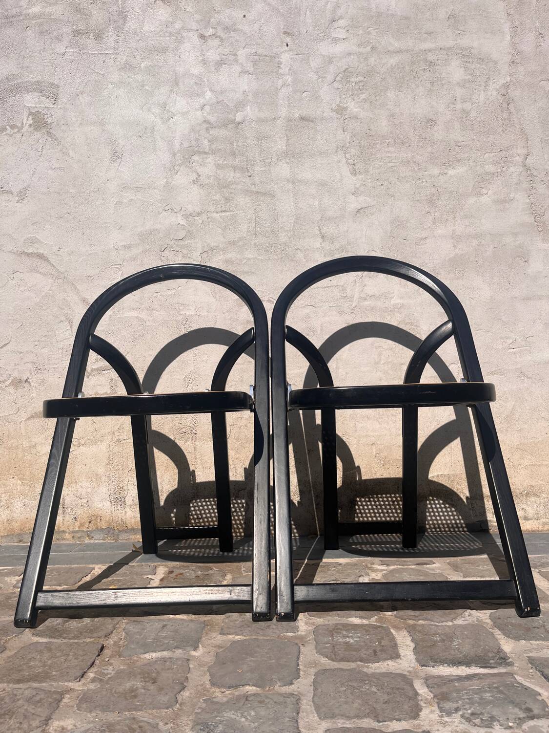 Italian folding chairs 1970