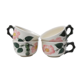 4 tea cups Villeroy & Boch "Wild Rose"
