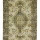 Turkish Anatolian Handmade Vintage Area Rug 205 cm x 94 cm