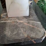 Pair of bookends. Made of marble. Art Deco.