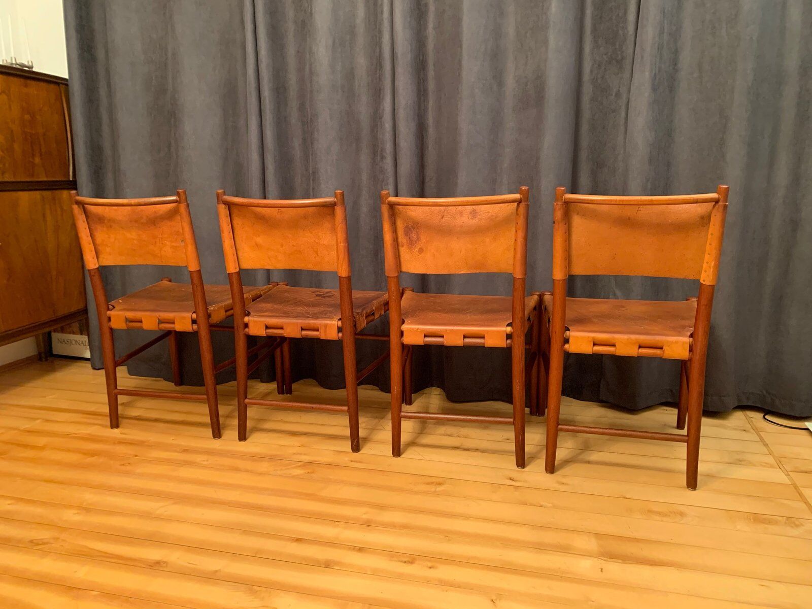 Chaises danoises, années 1960, ensemble de 4