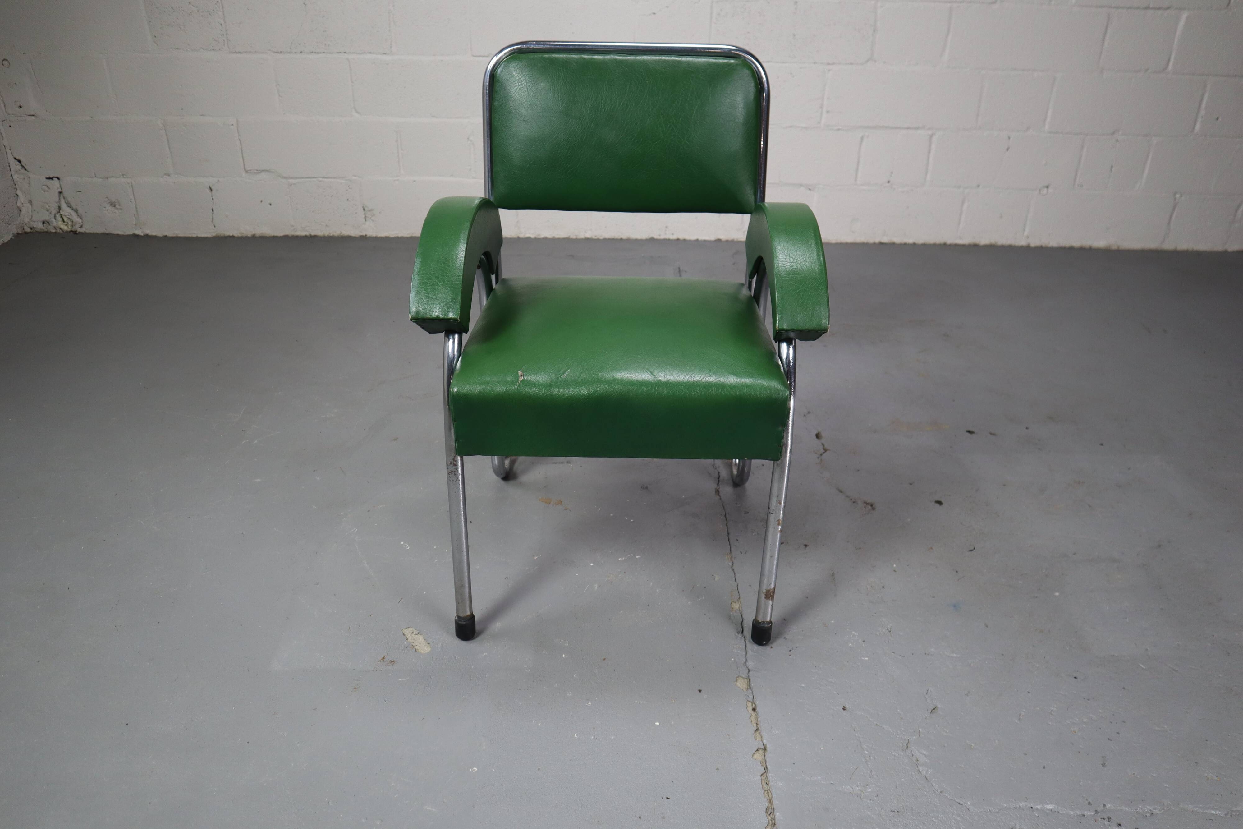 Bauhaus tubular cantilever chair, 1930's