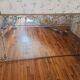 Large antique mirror with gilded decoration on engraved glass – Baroque style