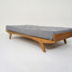 Ashwood daybed by Holma, Switzerland 1950's