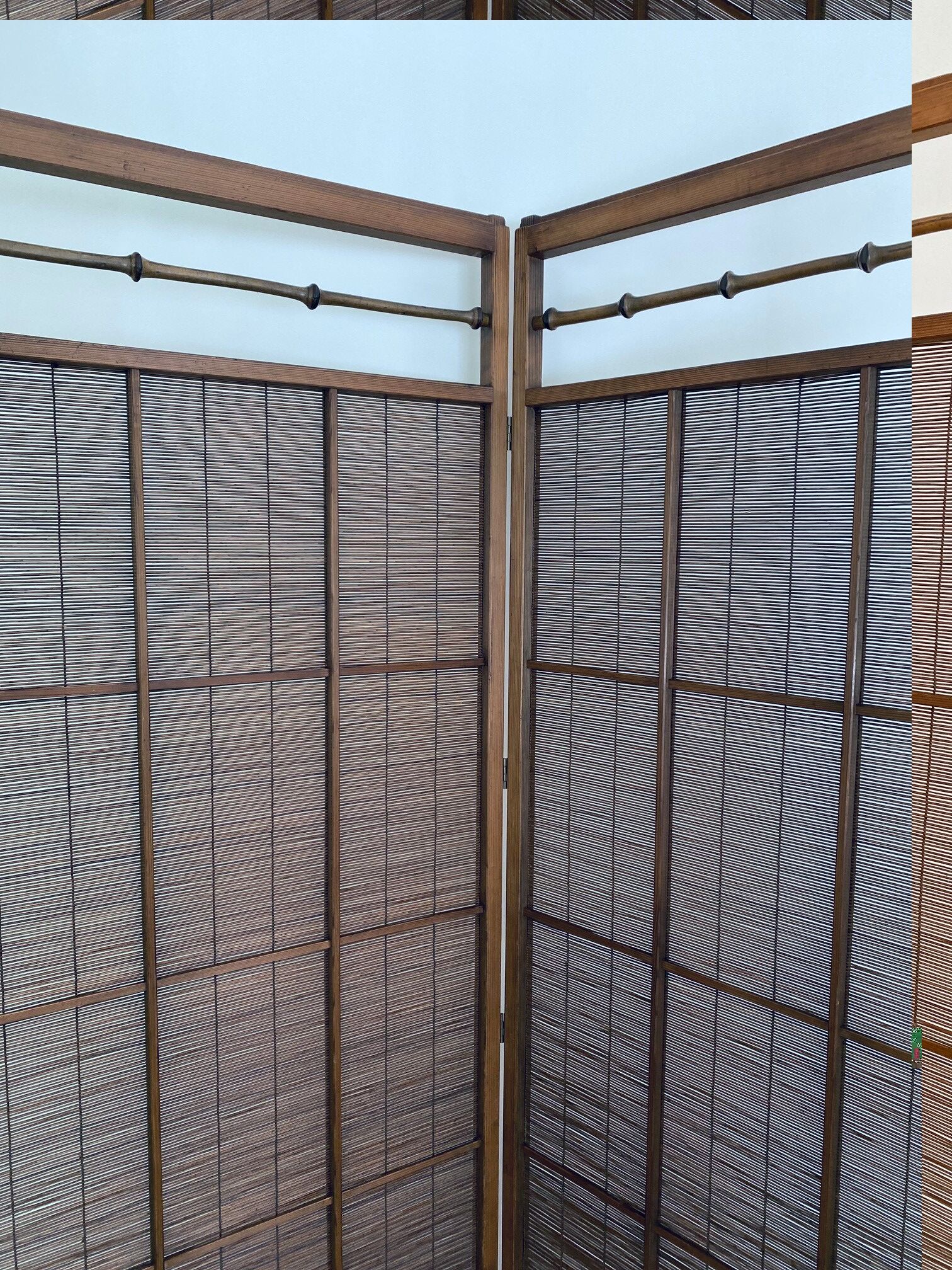 Japanese bamboo screen