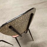 Pair of restored formica chairs 70