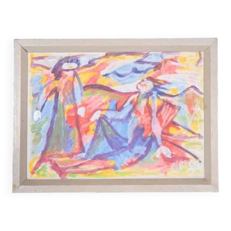 Danish art Fahrendorf, abstract artwork.