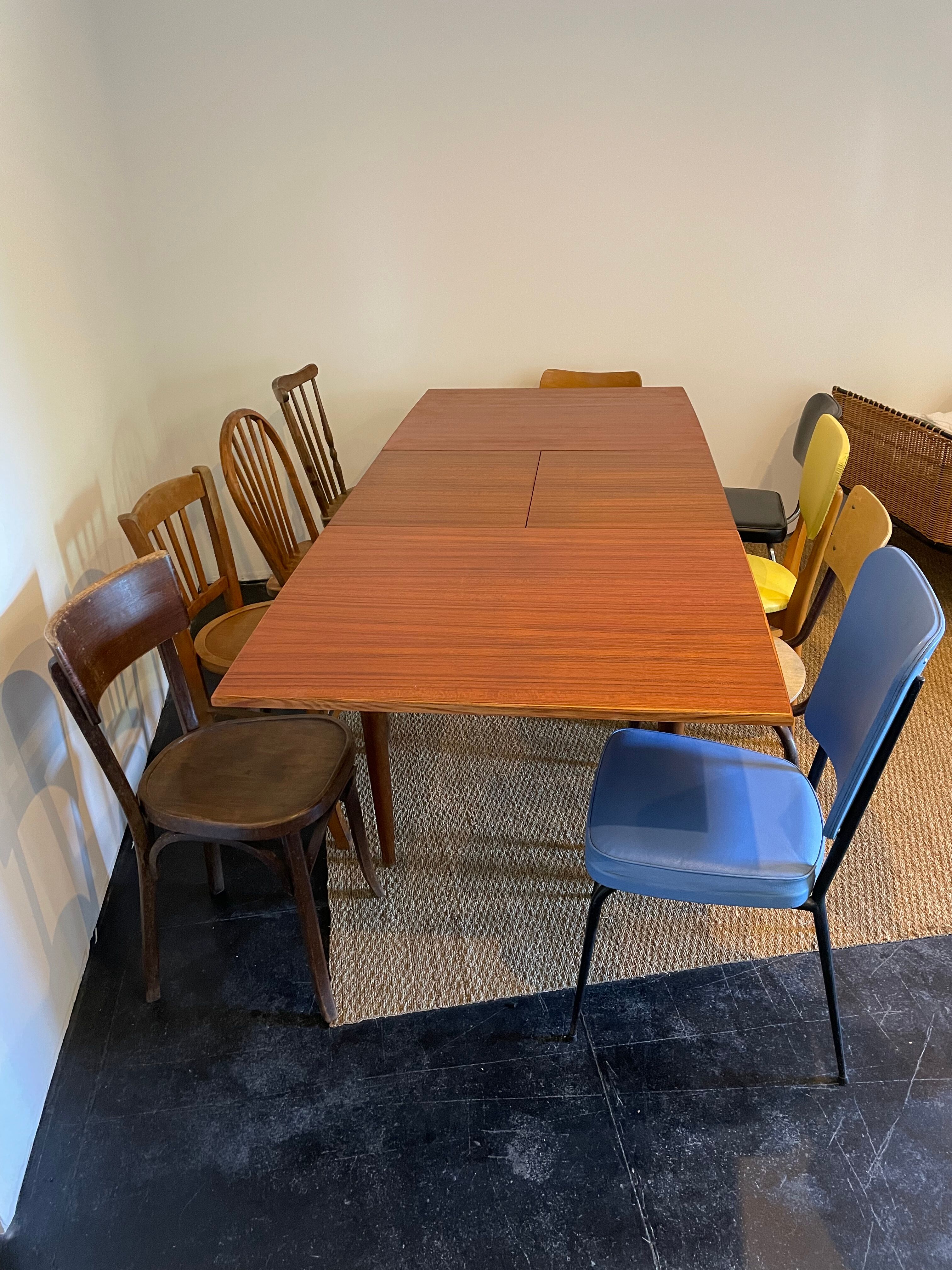 Vintage butterfly extension table year 50/60