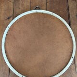 Round wooden mirror