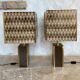 Paire de lampes 1970