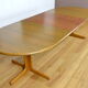 Lubke vintage 1960 Scandinavian design oval table