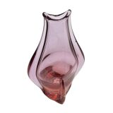 Glass vase, designed by M. Klinger, Železny Brod Sklo, Czechoslovakia, 1960s.