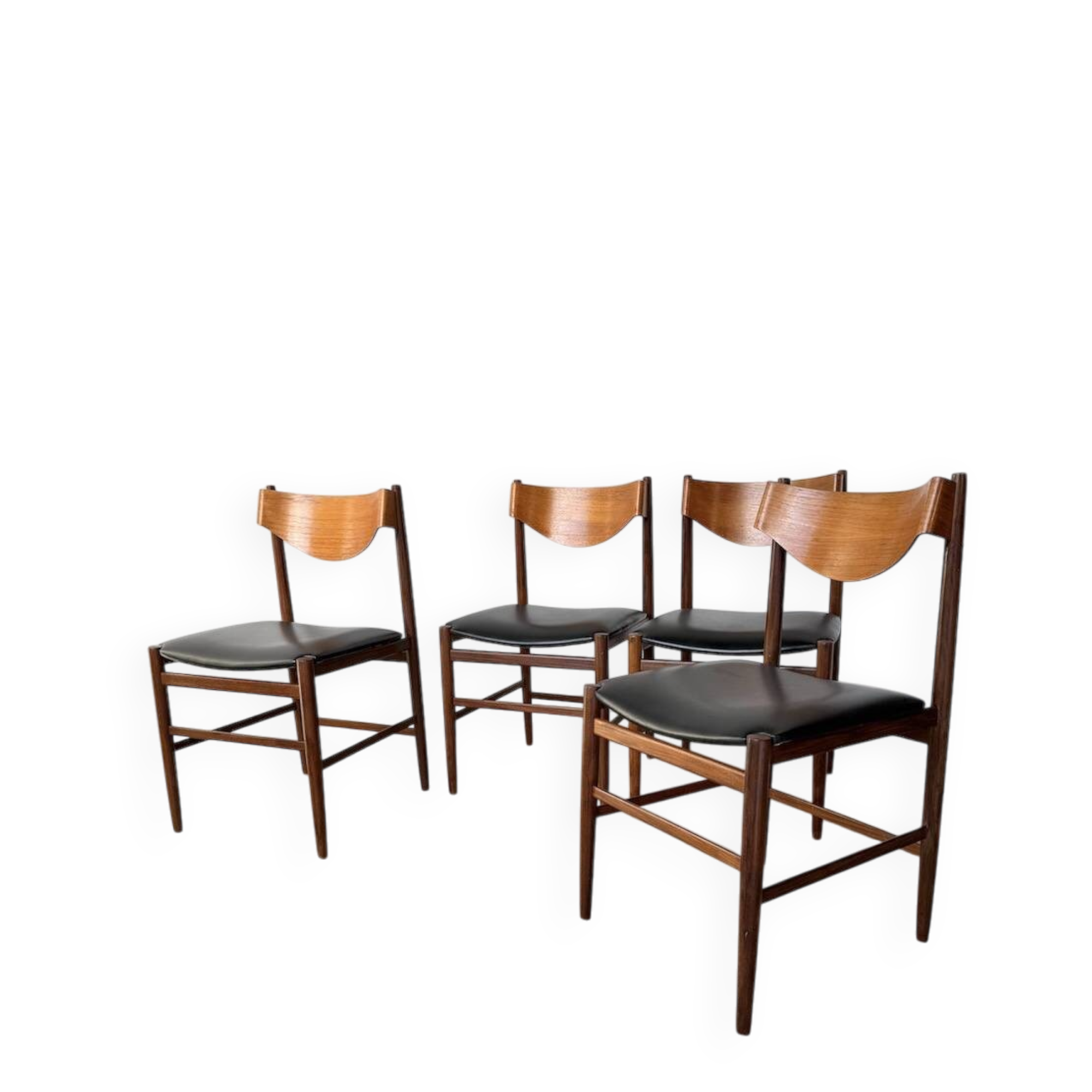 Set 4 chaises italiennes Gianfranco Frattini