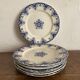 Flat ironstone plates "Rouen" Jules Vieillard Bordeaux