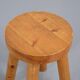 Stool by René Martin for a chalet in Méribel, circa 1965