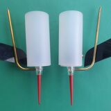 Pair of 50s rockabilly wall lights