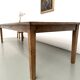 Very large farmhouse table in solid oak, 1950s – L300 cm