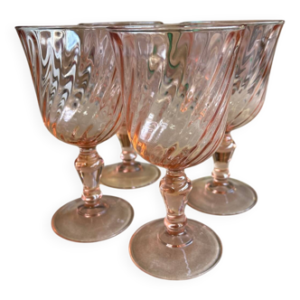 Vintage stemmed glasses