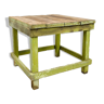 Table d'appoint industrielle en bois
