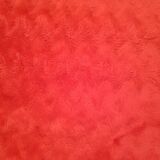 Round carpet in red moumoute style pelfran diameter 130cm vintage